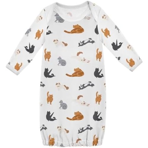 Baby Sleeper Gown for Newborn Boy Girls Dragon Baby Infant Nightgown for 0-3 Months