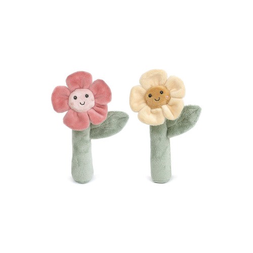 Set of 2 Flower Rattles