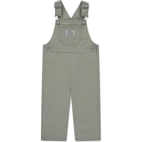Cotton Stretch Twill Overalls, 12M