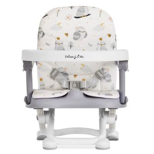 Dream On Me Munch N Go 3-in-1 Convertible Booster Seat, Light Grey