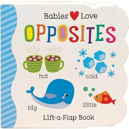 Opposites Chunky Lift-a-Flap Children's Board Book (Babies Love)