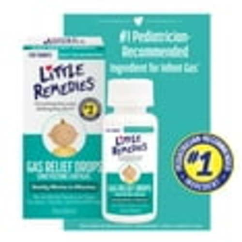 Little Remedies Gas Relief Drops, Natural Berry Flavor, Safe for Newborns, Children's Health 1 fl oz