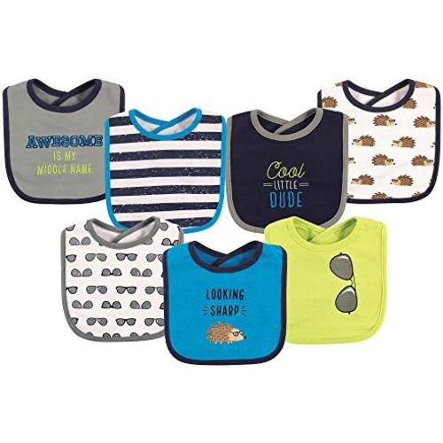 Hudson Baby Unisex BabyCotton Bibs