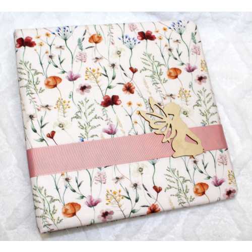 Woodland Fairy Baby Book, Baby Memory Book personalized, Keepsake Gift Baby Girl, Scrapbook Album, First Year Milestones, Baby Shower Book