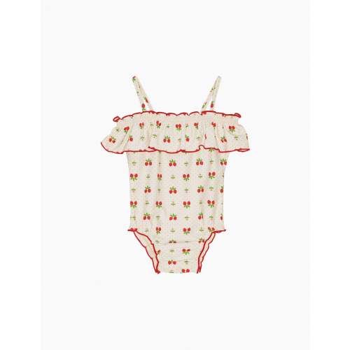 Sofia Swimsuit in Soft White Berry