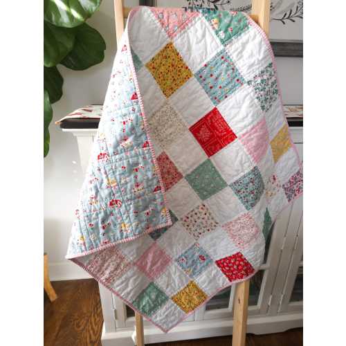 MADE TO ORDER- Baby Quilt - Modern Quilt - Blanket - Baby Bedding - Cot Quilt - Classic Quilt- Pastel Quilt - Elea Lutz - 1930s repro