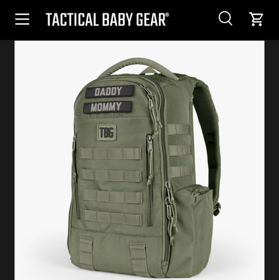 Daypack Diaper Bag by TBG – Tactical Baby Gear