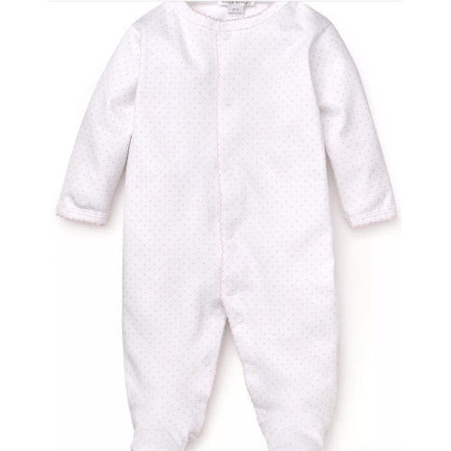 Kissy Kissy Printed Dot Footie (0 or 3M)