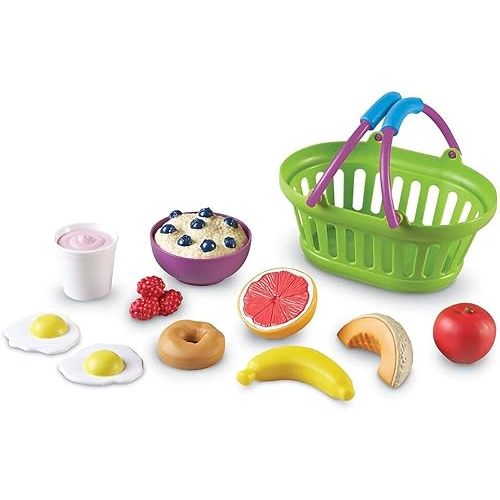 Learning Resources New Sprouts Healthy Breakfast, Pretend Play Toys for Toddlers, Play food for Kids, Play Breakfast Food, 11 Pieces, Ages 2+