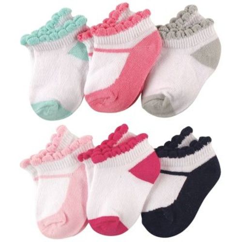 Luvable Friends Baby Girl Newborn And Baby Socks Set, Mary Jane, 0-6 Months