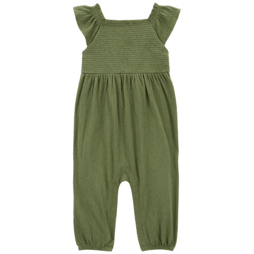 Baby Flutter-Sleeve Jumpsuit