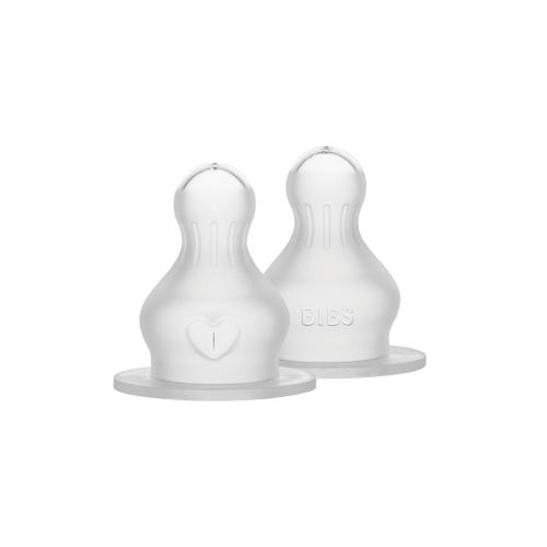 Medium Flow Bottle Silicone Nipple 2 Pack