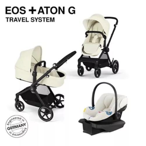 EOS 5-in-1 Travel System Stroller + Lightweight Aton G Infant Car Seat