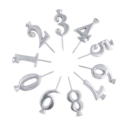 Number Candle Holder Set