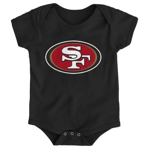 Newborn & Infant San Francisco 49ers Black Team Logo Bodysuit