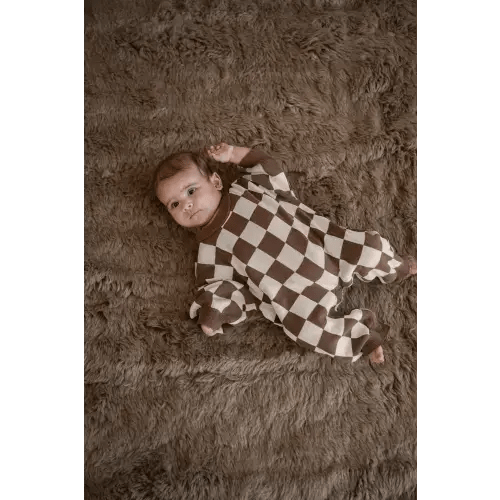 Knitted Lounge Suit - Chocolate