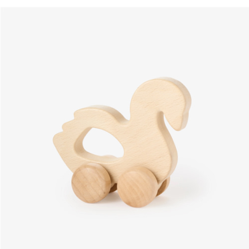 Wooden Push Toy Swan – Elegant Baby