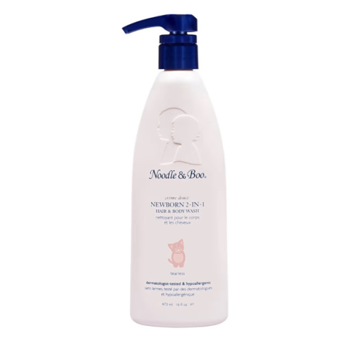 Noodle & Boo Newborn 2-in-1 Baby Shampoo and Body Wash, Tear-Free, Hypoallergenic, Baby Bath Essentials, Moisturizing, pH-Balanced, Vitamin-Enriched, Pediatrician-Tested