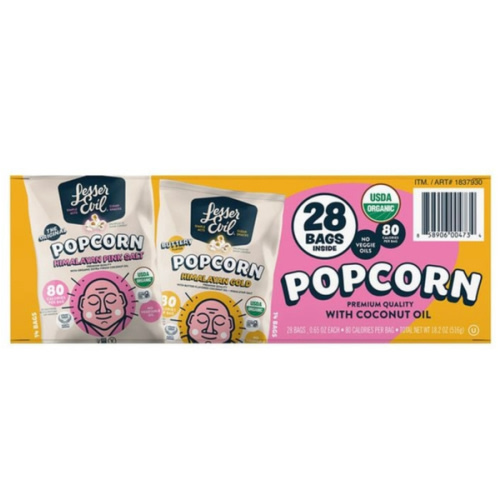 LesserEvil Organic Popcorn, Multipack Variety Box (0.65 oz) Delivery or Pickup Near Me - Instacart