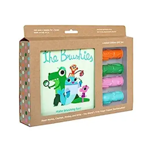 The Brushies Baby & Toddler Toothbrush & Storybook