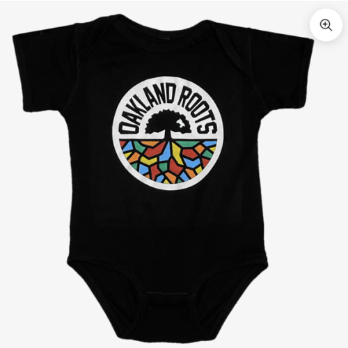 Infant Oakland Roots SC Logo One-Piece