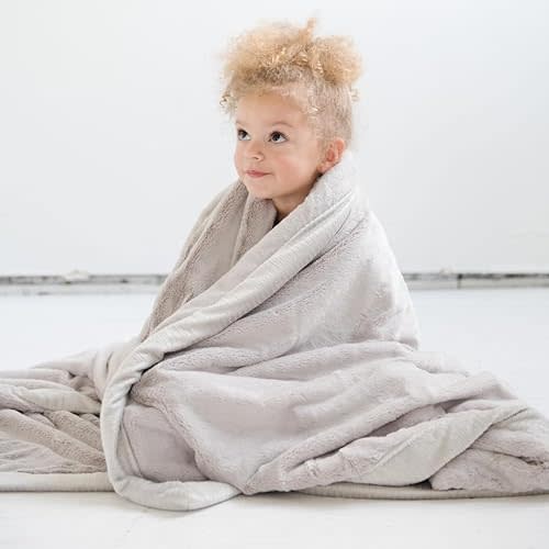SARANONI Receiving Blankets for Babies Super Soft Boutique Quality Lush Luxury Baby Blanket (Feather, Receiving Blanket 40" x 30")