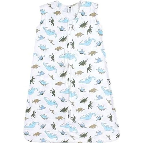 Hudson Baby Unisex BabyCotton Sleeveless Wearable Sleeping Bag, Sack, Blanket
