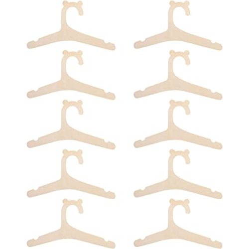 Wooden Childrens Hangers Kids Hangers,(10 Pack) Cute Bear Ears Wood Baby Hangers Nursery Hangers, Non Slip Coat Hanger for Kids Coats, Suits, Pants and Jackets