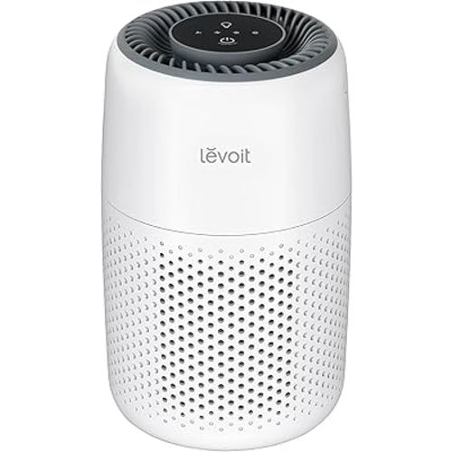 LEVOIT Air Purifiers for Bedroom Home, with Night Light, 3-in-1 Filter, Filters Smoke, Allergies, Pet Dander, Odor, Dust, 25dB Ultra-quiet, Office, Desktop, Portable, Core Mini, White: Air Purifiers: Amazon.com.au