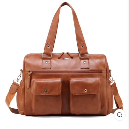 Sarah Nappy Bag Carry All Pu Leather Online Australia – Nappy Bag Store