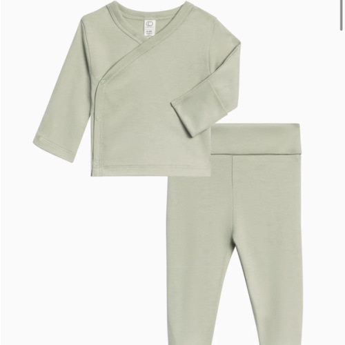 Colored Organics-
Riley 2 Piece Kimono Wrap Top and Pant Set- Colored Organics