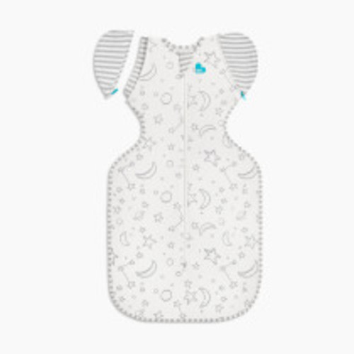 Love to Dream Swaddle Up Transition Bag Silky Luxe 1.0 TOG - Cream -Stars & Moon, Medium