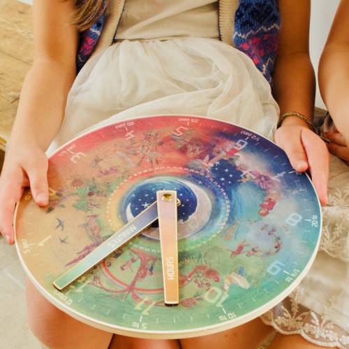 Wild Teaching Clock - for Waldorf School and Homeschool. Stress free learning