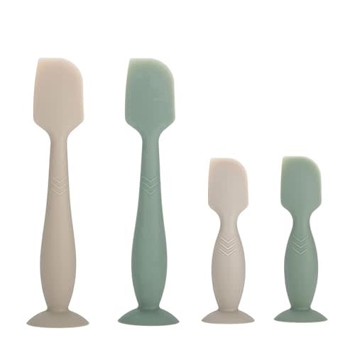 Baby Diaper Cream Spatula Applicator, 4 Pack Butt Spatula Diaper Rash Cream Applicator for Butt Paste Diaper Cream, Newborn Baby Essentials, 2 Large and 2 Mini Sizes