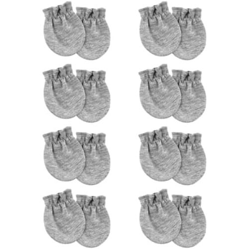 Newborn Baby Mittens No Scratch Cotton Elastic Wrist Gloves Infant Toddler Mittens for Baby Boy Girl 0-6 Months