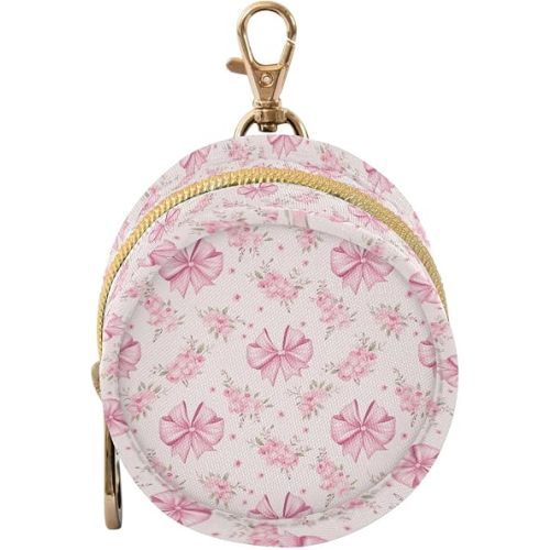 Boho Flower Bows Portable Baby Pacifier Holder Case with Clip for Stroller Diaper Bag Travel A113234