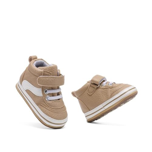 Clowora Baby Boys Girls Shoes Non-Slip Rubber Sole Sneakers Infant First Walking Toddler Crib Shoes Newborn Loafers Flats.