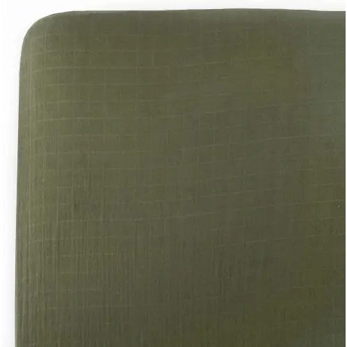 Little Unicorn Premium Crib Sheet | Breathable & Super-Soft Muslin Fabric (Fern)