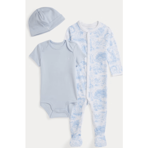 Toile Cotton 3-Piece Gift Set
