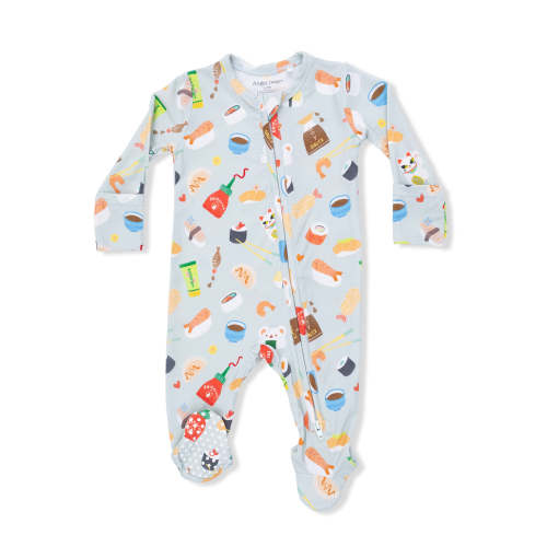 2-Way Zip Footie, Sushi – SpearmintLOVE