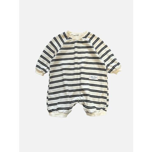 SLOUCHY STRIPE ROMPER