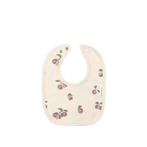 Quilted - Plum Print Kimono Collection - Bib