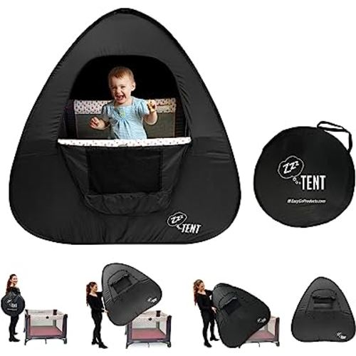 EasyGoProducts EGP ZZZ Play & Crib Sleeping Cover Instant Tent � Compatible with Pack �n Play, Baby Bjorn & Lotus Travel Crib, PATENTED