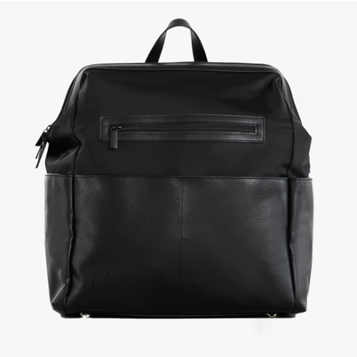 BÉIS 'The Diaper Backpack' in Black - Black Diaper Bag & Diaper Backpack