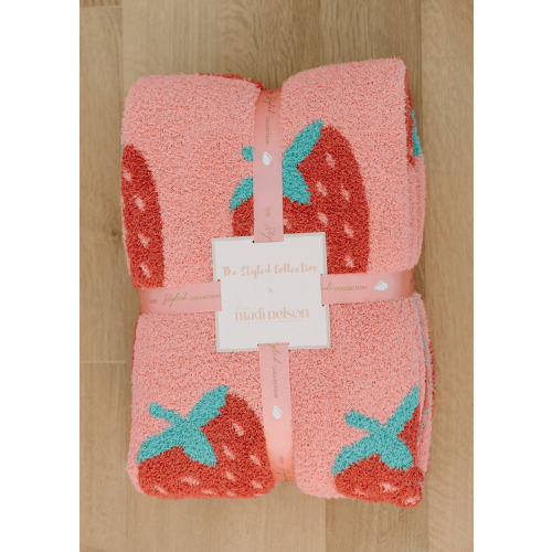 TSC x Madi Nelson: Strawberries Buttery Blanket