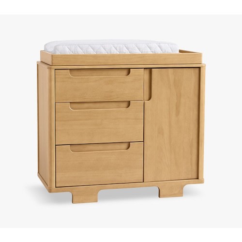 Babyletto Yuzu 3-Drawer Changing Table Dresser-Honey