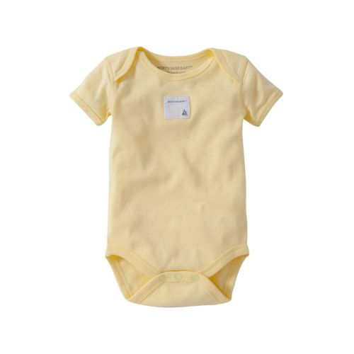 Burts Bees Baby Bee Essentials Organic Short Sleeve Baby Bodysuits (5-Pack)