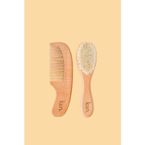 Wooden Baby Brush + Comb Set – Kiin ®