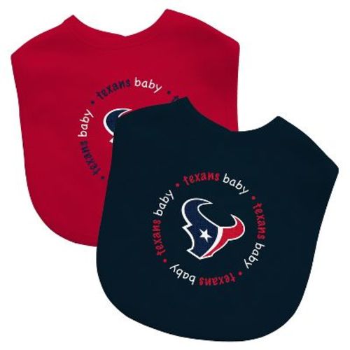BabyFanatic Officially Licensed Unisex Baby Bibs 2 Pack - NFL Houston Texans