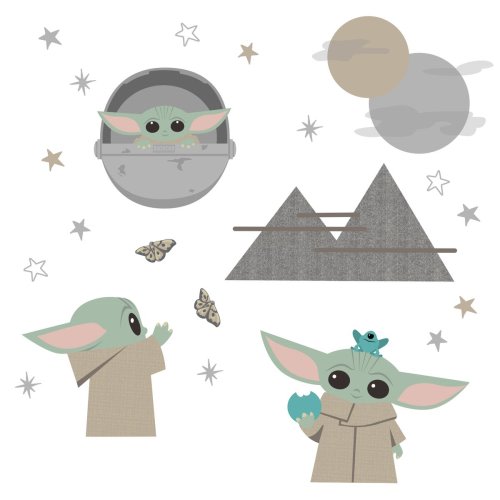 Star Wars The Mandalorian The Child/Baby Yoda Wall Decals
– Lambs & Ivy